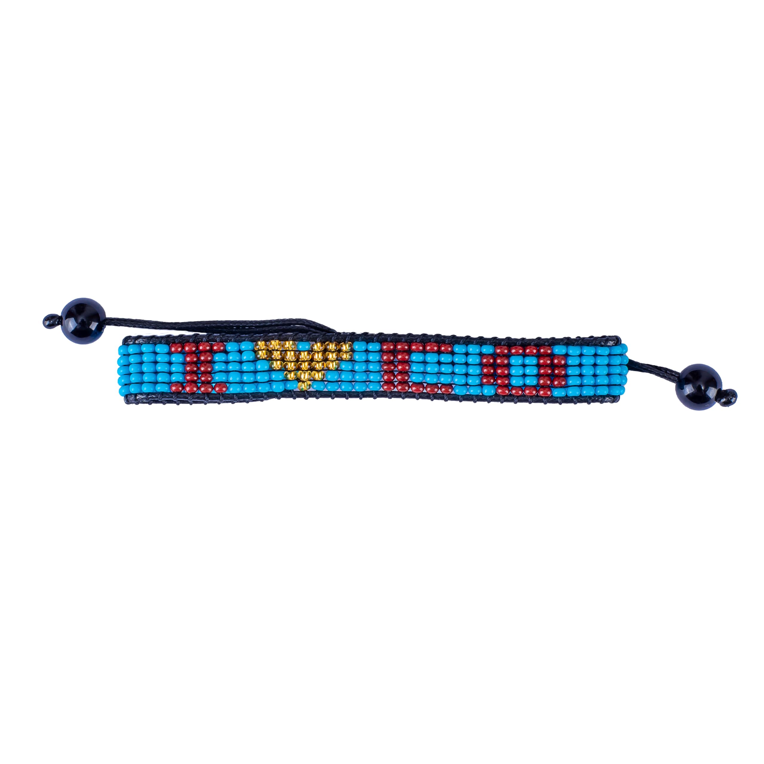 I Love Colorado Beaded Bracelet – Handcrafted & Adjustable
