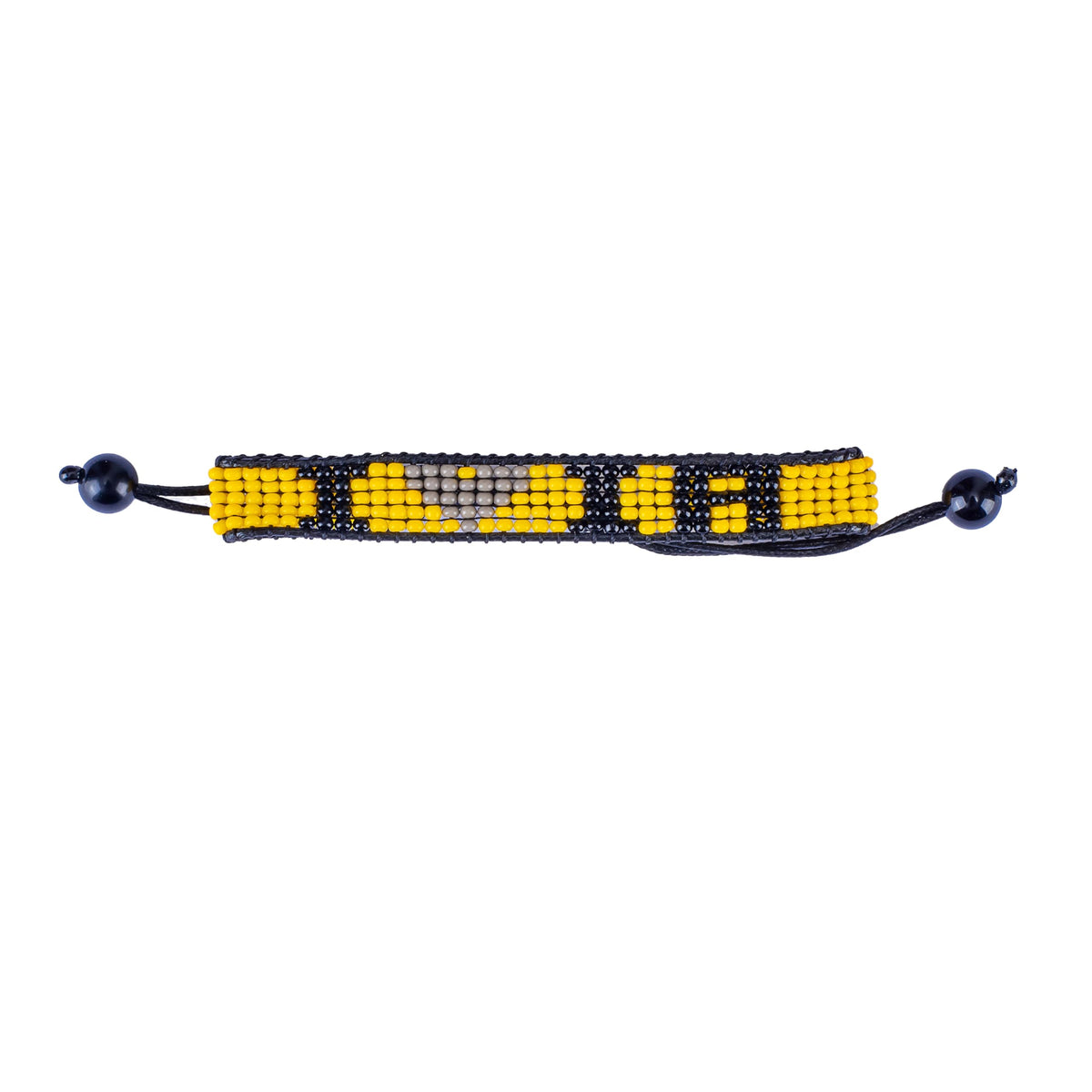 I Love Iowa Beaded Bracelet – Handcrafted & Adjustable