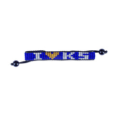I Love Kansas Beaded Bracelet – Handcrafted & Adjustable