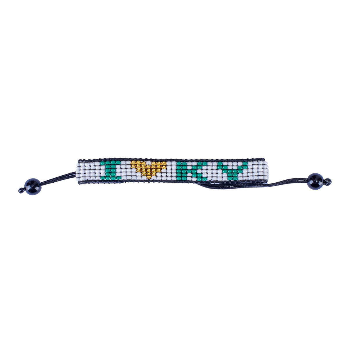 I Love Kentucky Beaded Bracelet – Handcrafted & Adjustable