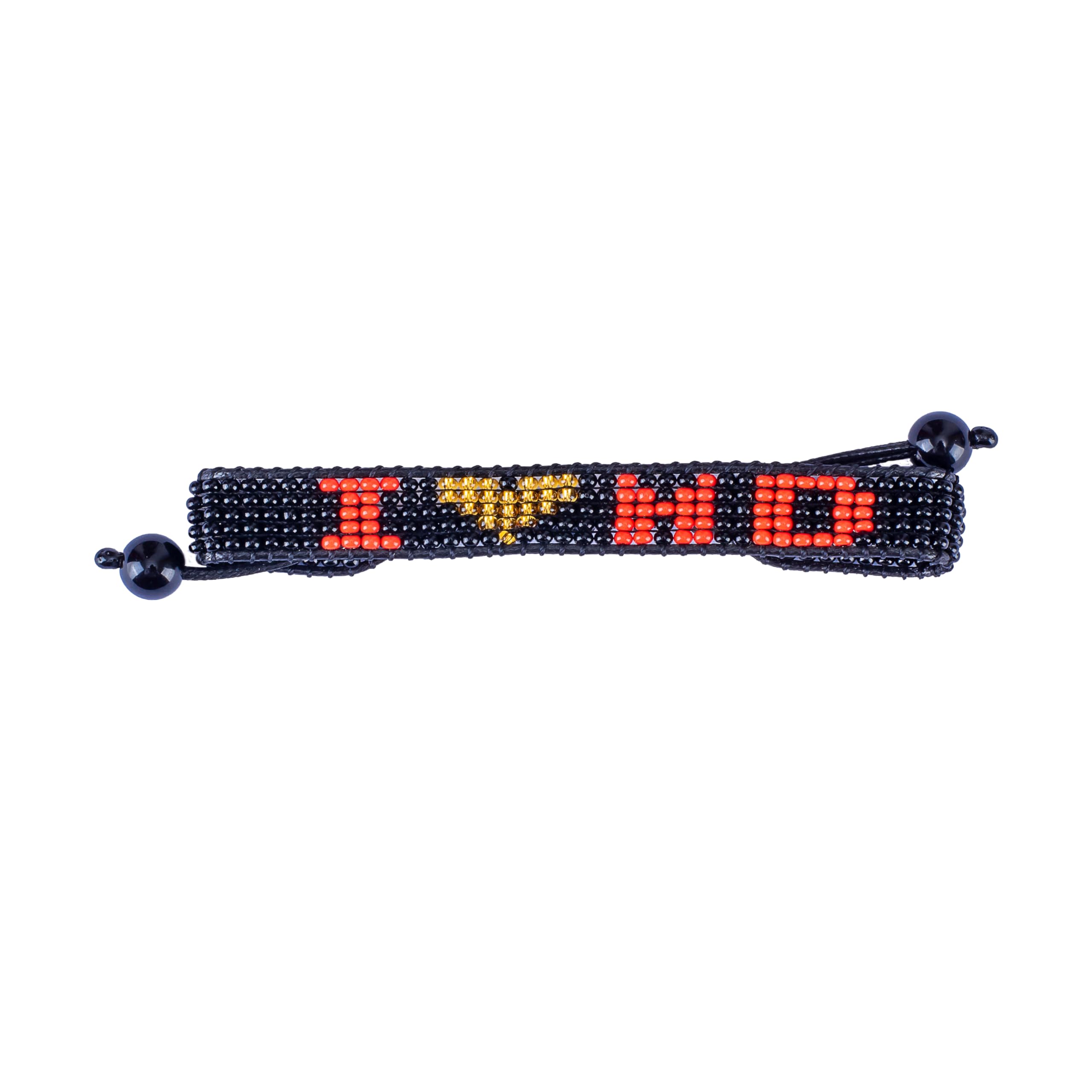I Love Maryland Beaded Bracelet – Handcrafted & Adjustable