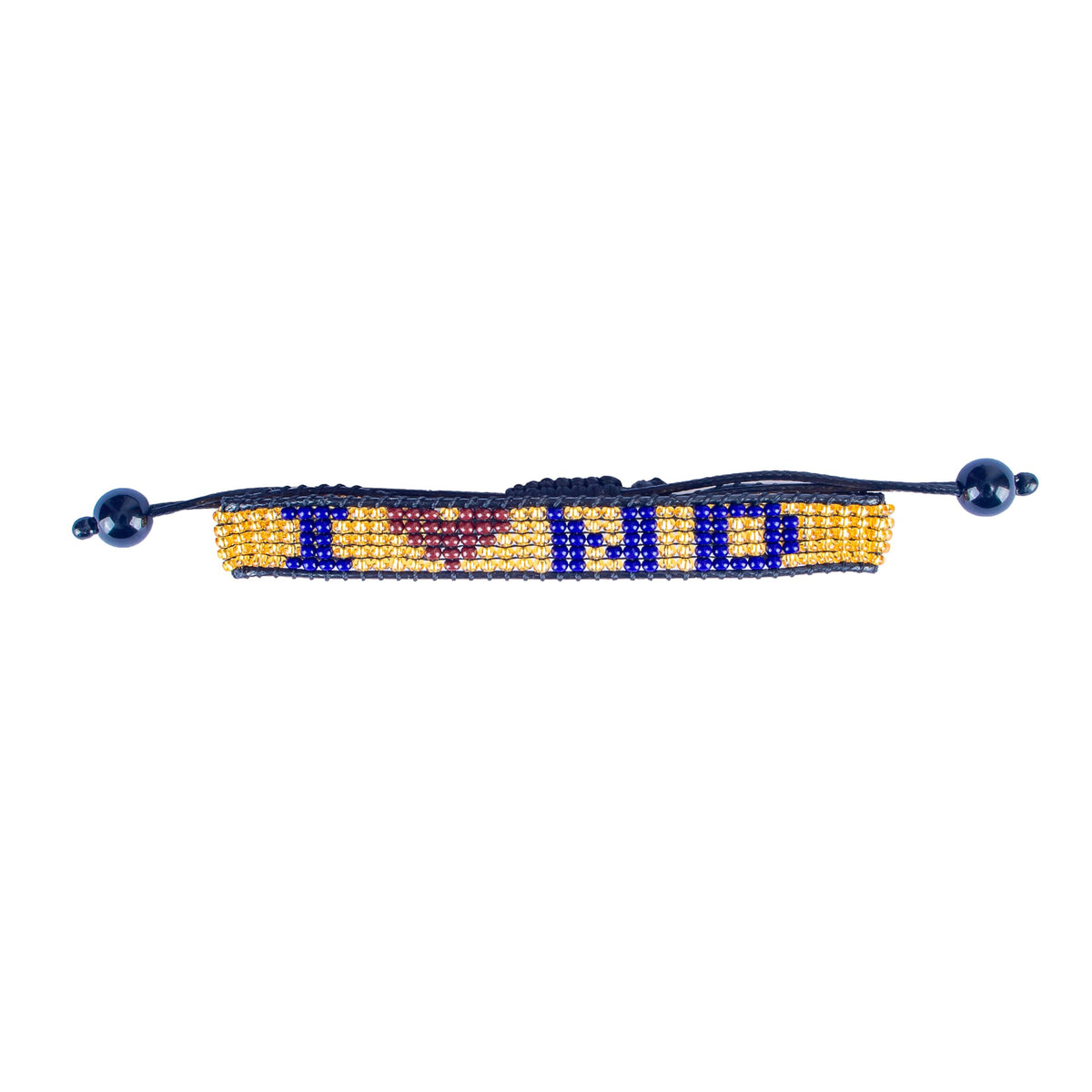 I love North Dakota Bracelet, Handmade, Adjustable, Show Your Pride