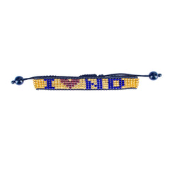 I love North Dakota Bracelet, Handmade, Adjustable, Show Your Pride