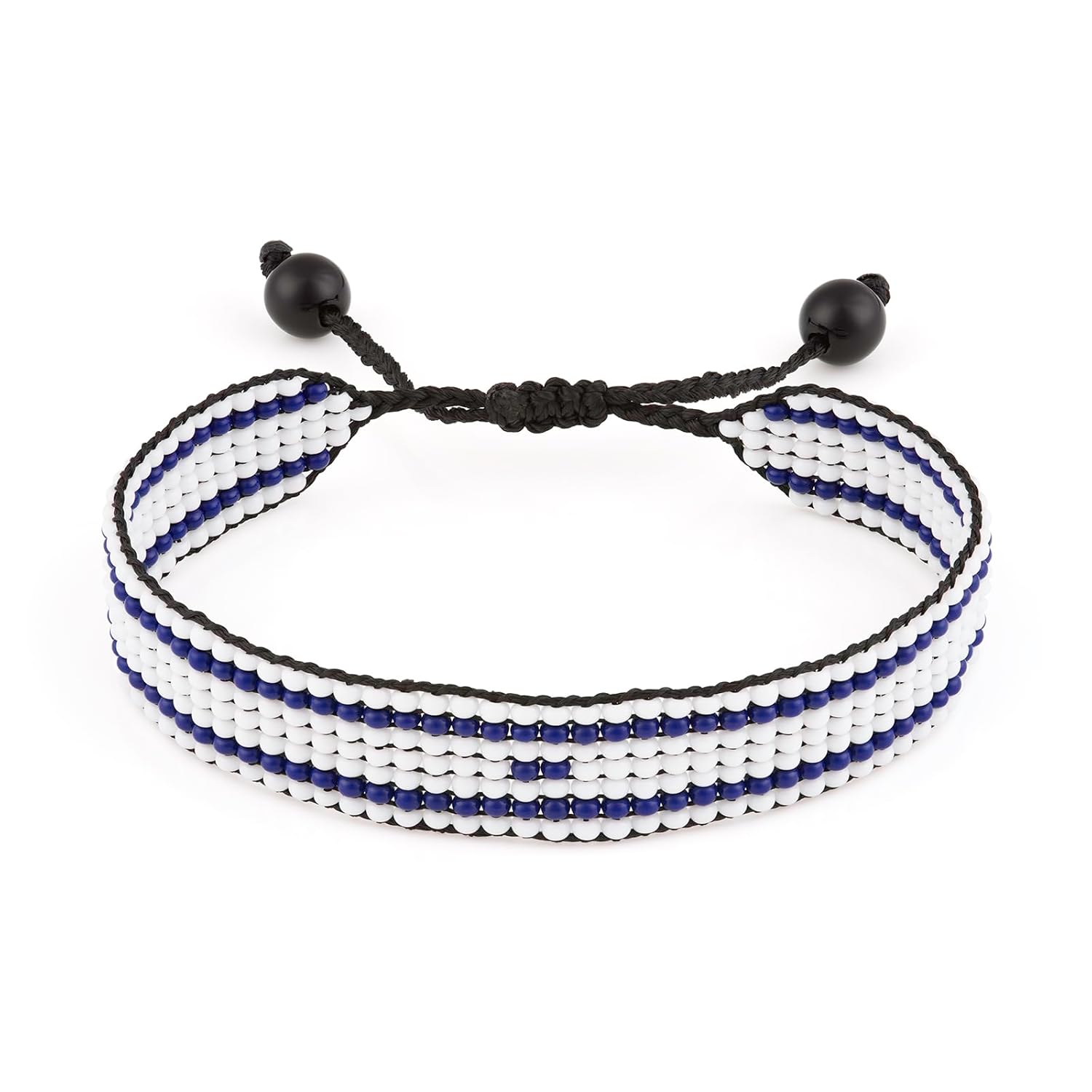 Handmade Adjustable Israel Bracelet - Elegantly Crafted Israeli Pride (Flag)