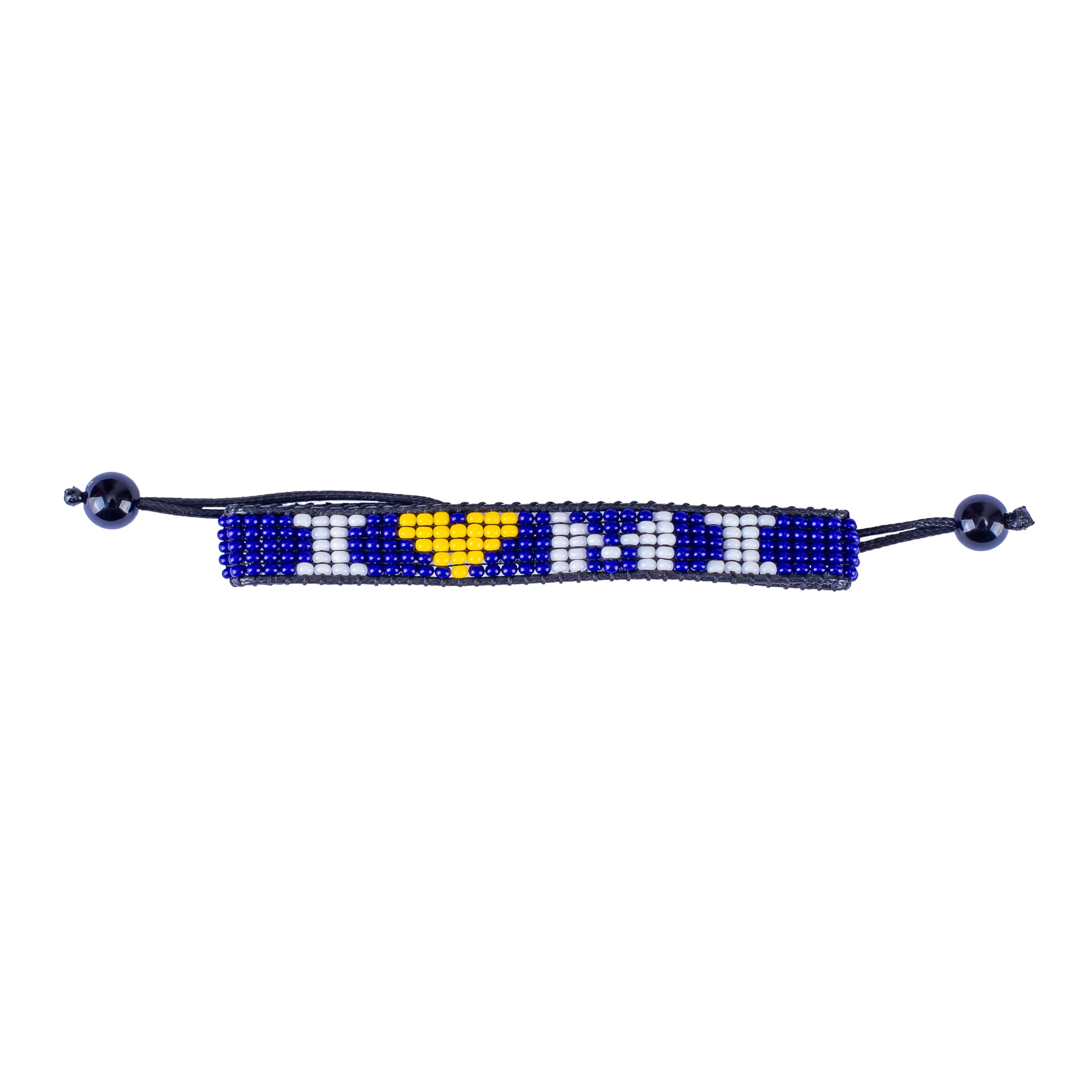 I Love Michigan Beaded Bracelet – Handcrafted & Adjustable