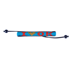 I Love Oklahoma Beaded Bracelet – Handcrafted & Adjustable