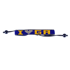 I Love Georgia Beaded Bracelet – Handcrafted & Adjustable