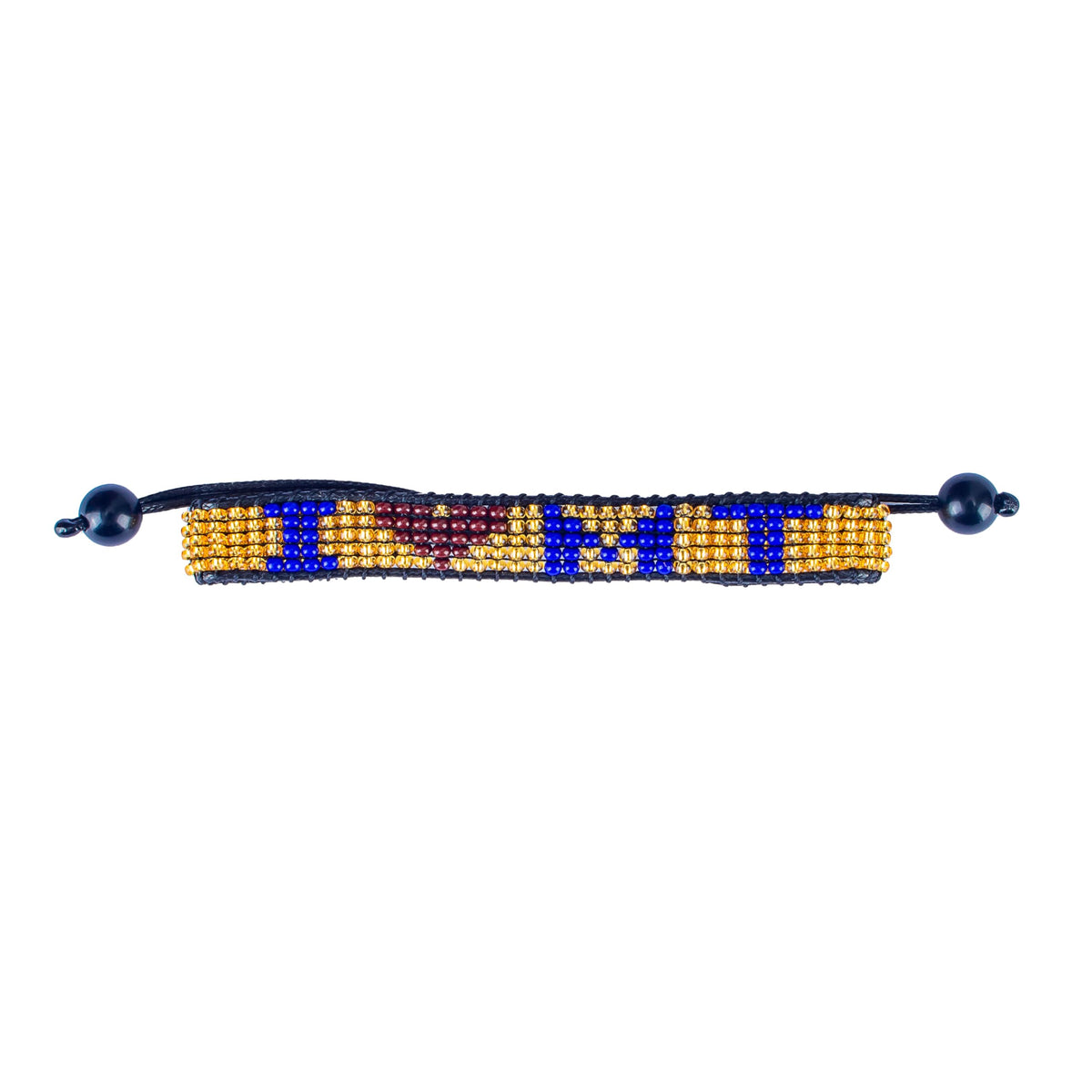 I Love Montana Beaded Bracelet – Handcrafted & Adjustable