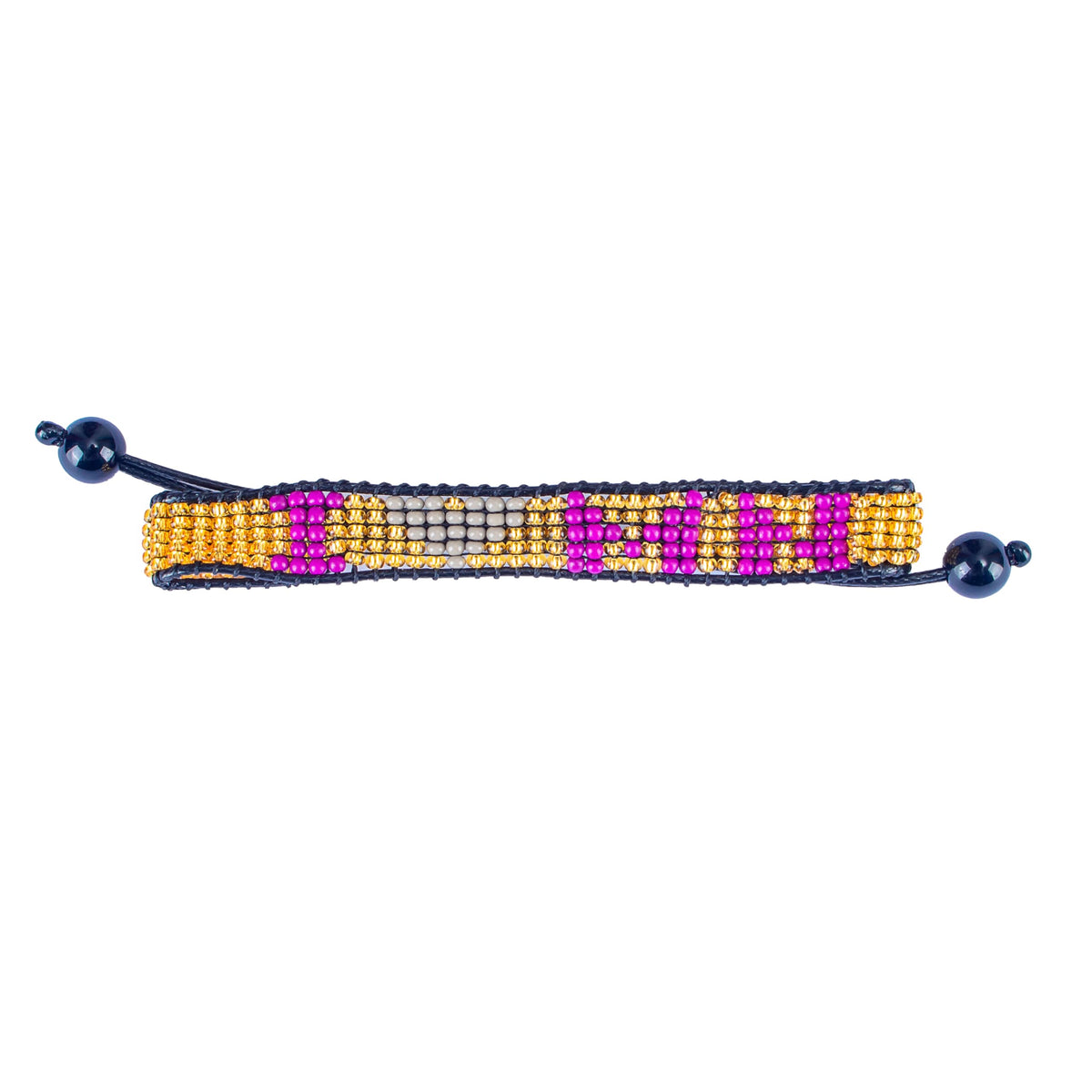 I Love Minnesota Beaded Bracelet – Handcrafted & Adjustable