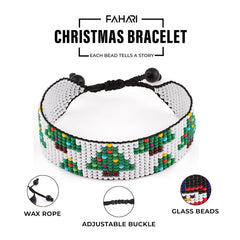 Handmade Christmas Bracelet: A Cherished Gift for Family and Friends (Christmas Tree)