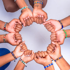 I Love Oklahoma Beaded Bracelet – Handcrafted & Adjustable