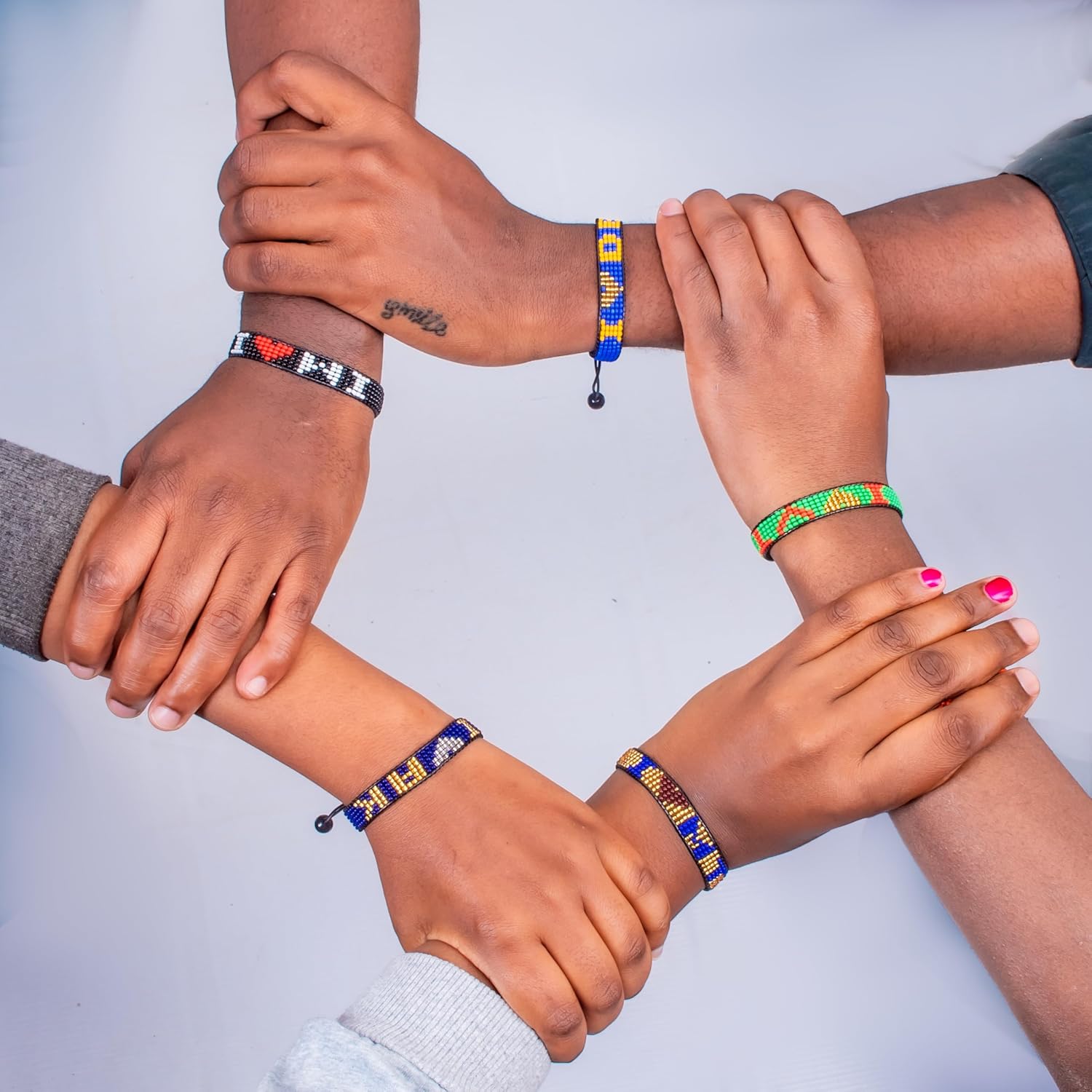 I Love Washington Beaded Bracelet – Handcrafted & Adjustable