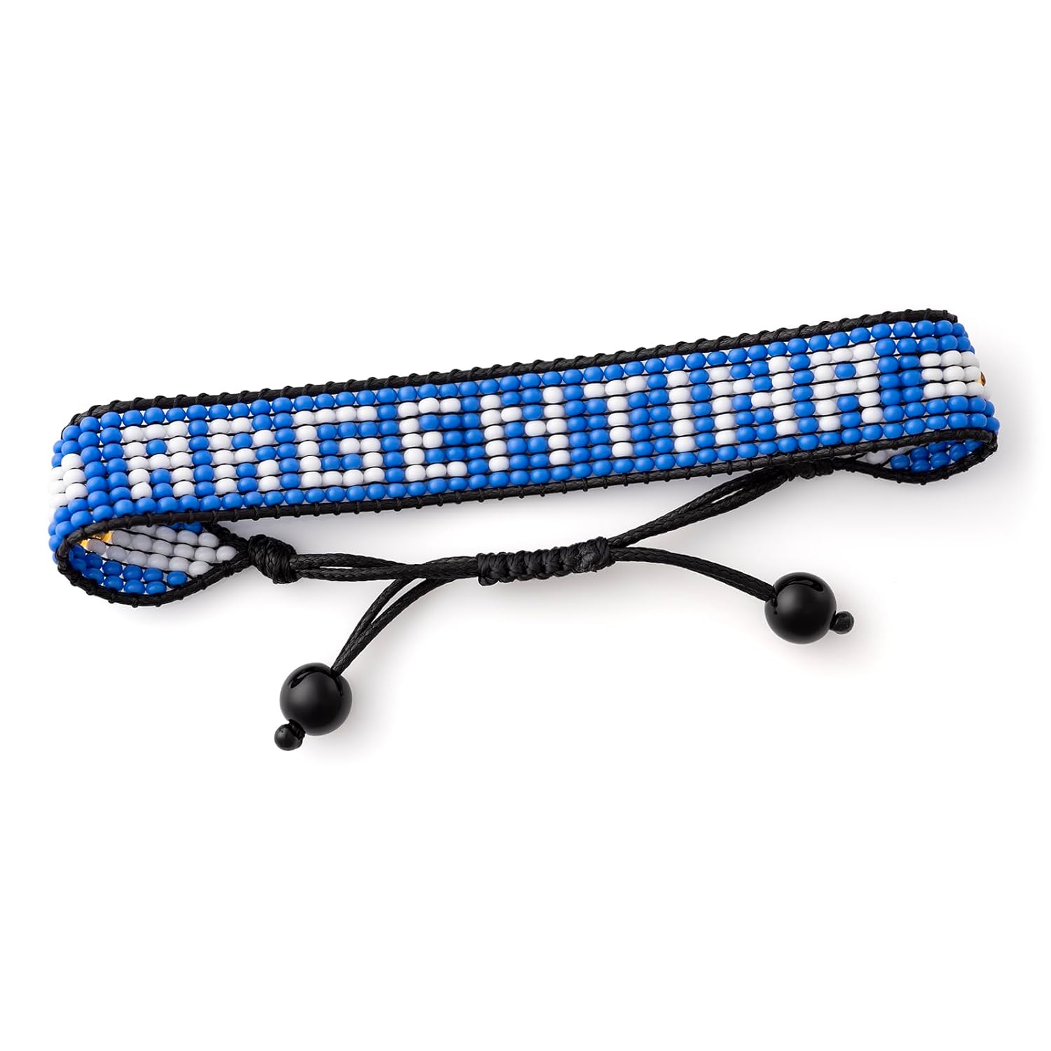 Argentina Beaded Bracelet – Handmade Adjustable Flag Bracelet with Team Name – World Cup 2026 Inspired Soccer Fan Jewelry – Durable & Unisex