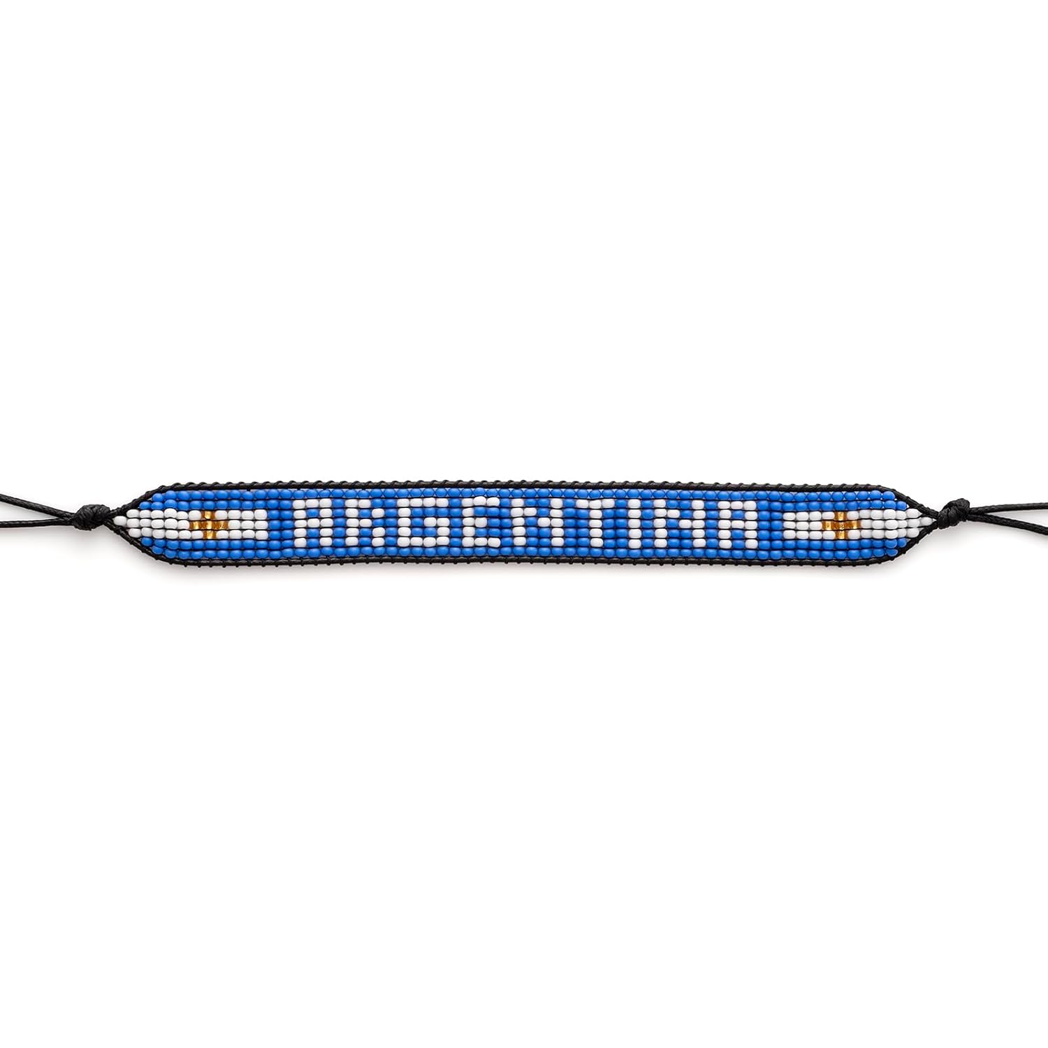 Argentina Beaded Bracelet – Handmade Adjustable Flag Bracelet with Team Name – World Cup 2026 Inspired Soccer Fan Jewelry – Durable & Unisex