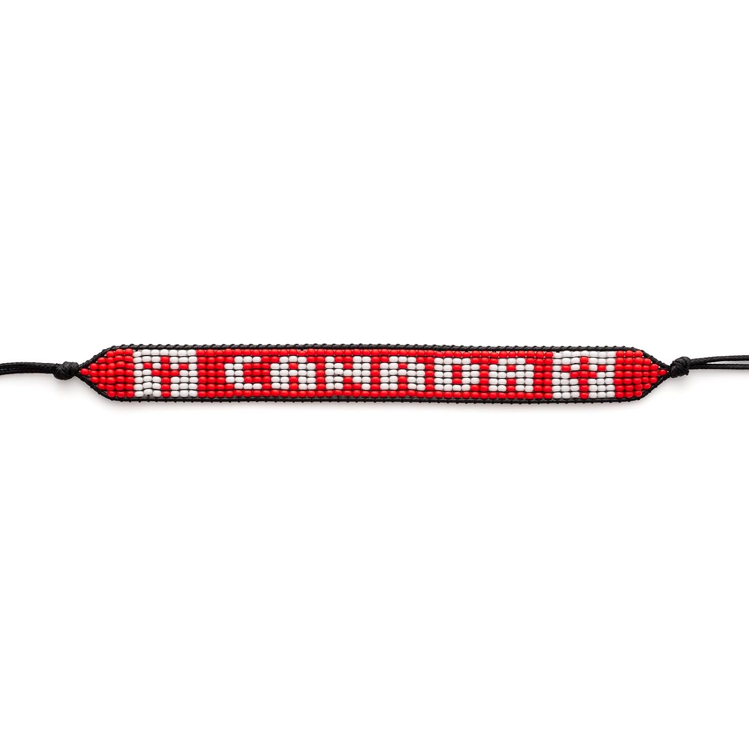Canada Beaded Bracelet – Handmade Adjustable Flag Bracelet with Team Name – World Cup 2026 Inspired Soccer Fan Jewelry – Durable & Unisex