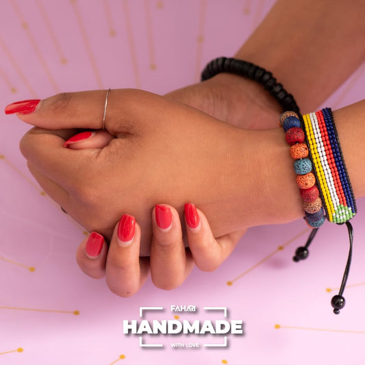 Comoros Handcrafted Adjustable Flag Bracelet