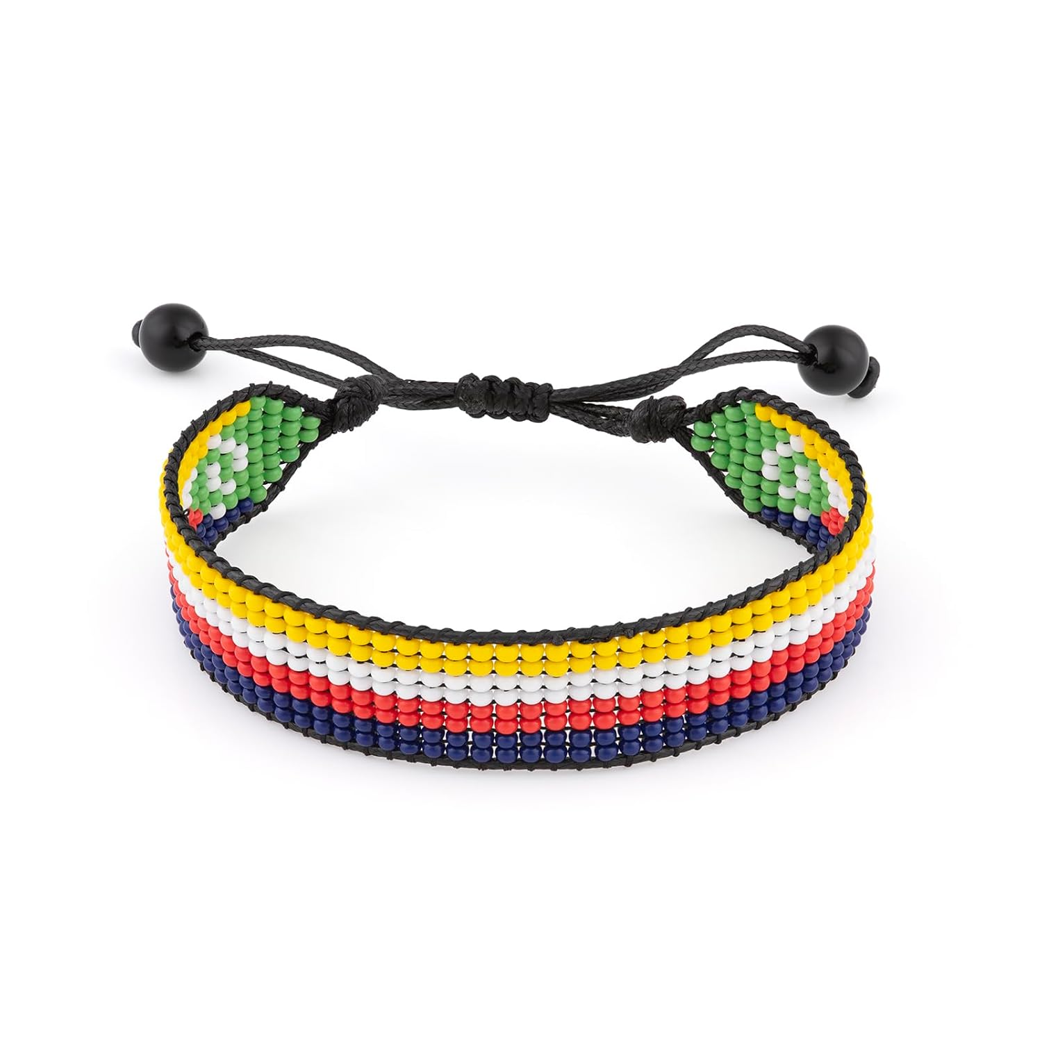 Comoros Handcrafted Adjustable Flag Bracelet
