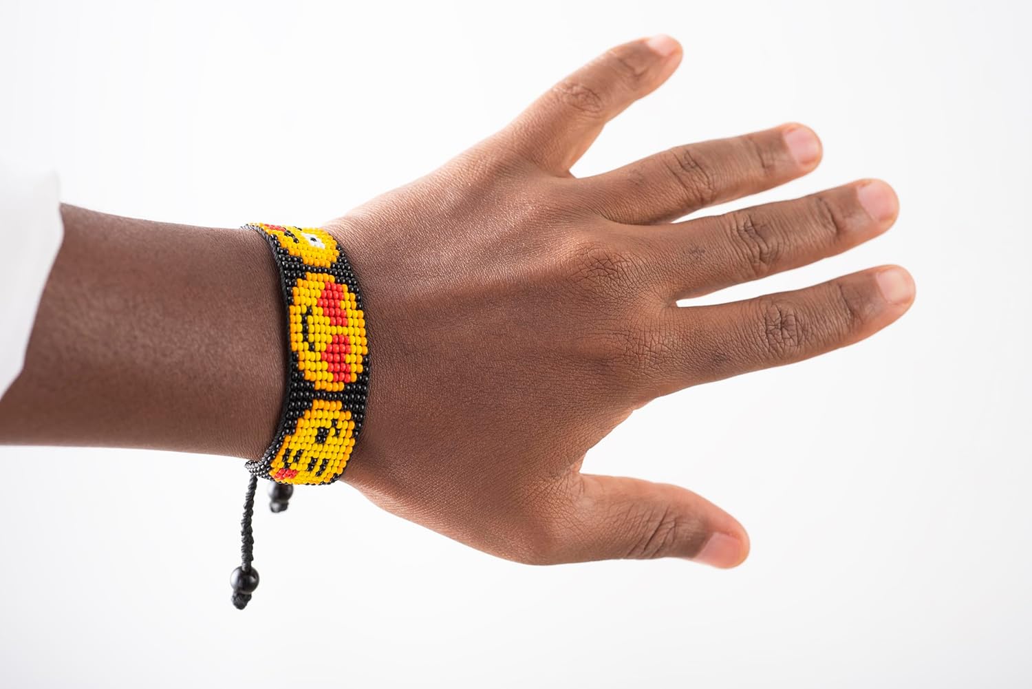 Handmade Adjustable Emoticon Bracelet: Express Your Mood in Style