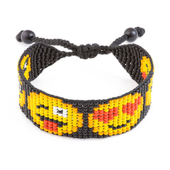 Handmade Adjustable Emoticon Bracelet: Express Your Mood in Style