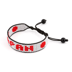 Japan Beaded Bracelet – Handmade Adjustable Flag Bracelet with Team Name – World Cup 2026 Inspired Soccer Fan Jewelry – Durable & Unisex