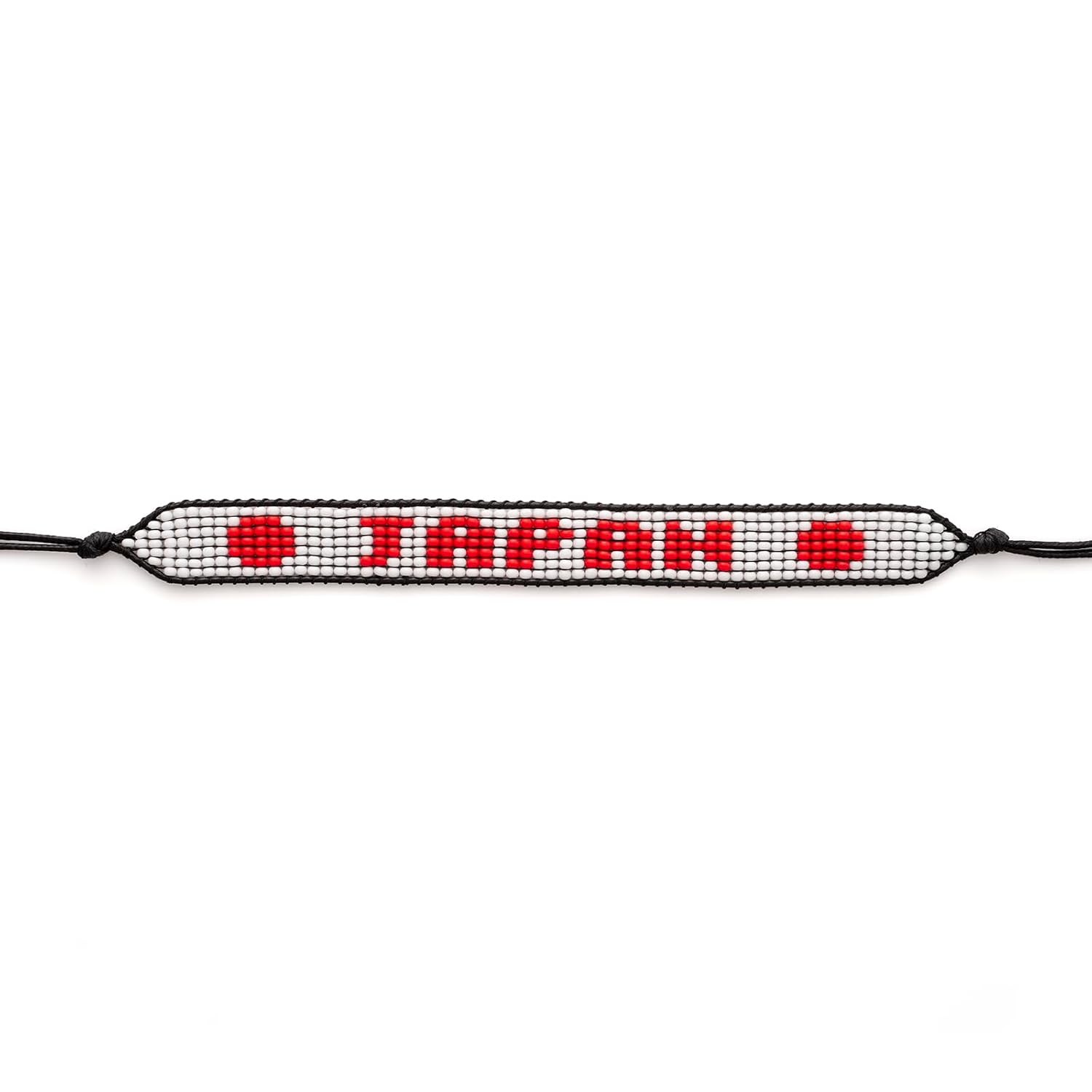 Japan Beaded Bracelet – Handmade Adjustable Flag Bracelet with Team Name – World Cup 2026 Inspired Soccer Fan Jewelry – Durable & Unisex