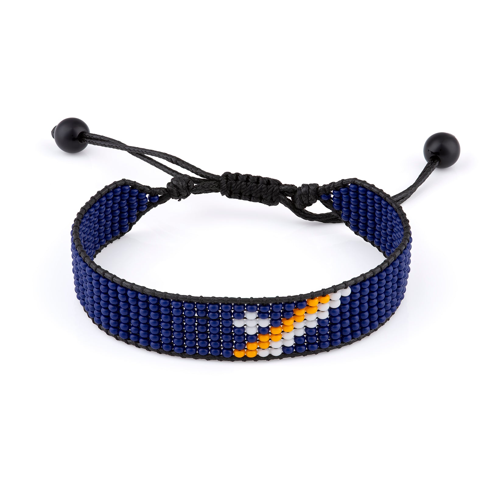 Marshall Islands Flag Bracelet: Handmade Adjustable, Boho Style Wristband