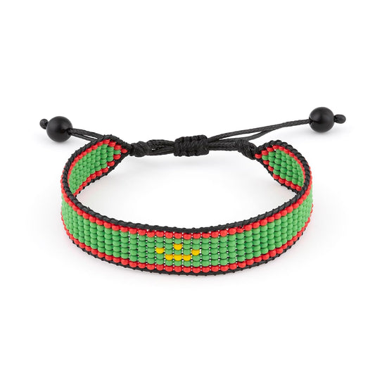 Mauritania Handcrafted Adjustable Flag Bracelet