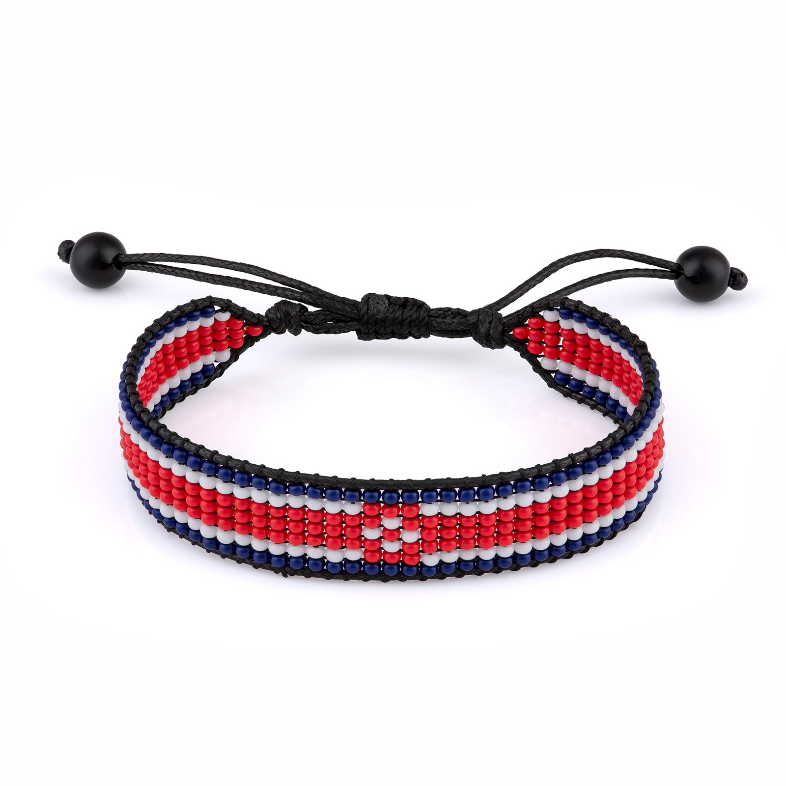 North Korea Flag Bracelet: Adjustable, Boho Style Rope Bracelet for Women and Men