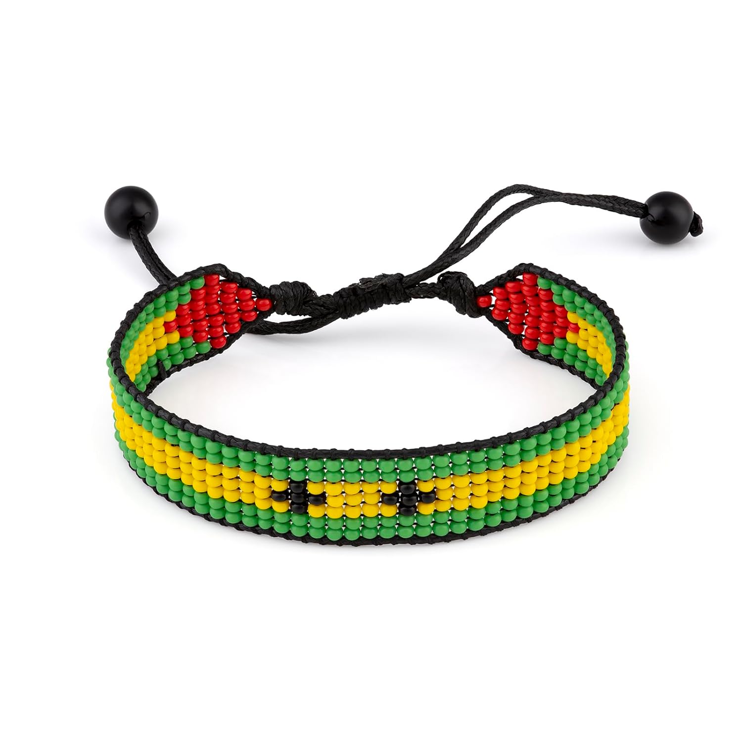 São Tomé and Principe Flag Bracelet: Adjustable, Boho Style Rope Bracelet for Women & Men