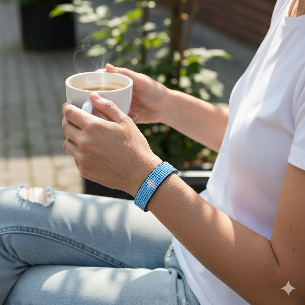 Somalia Flag Bracelet: Handmade, Adjustable Beaded Boho-Style with Patriotic Design