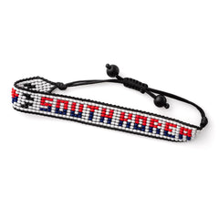 South Korea Beaded Bracelet – Handmade Adjustable Flag Bracelet with Team Name – World Cup 2026 Inspired Soccer Fan Jewelry – Durable & Unisex