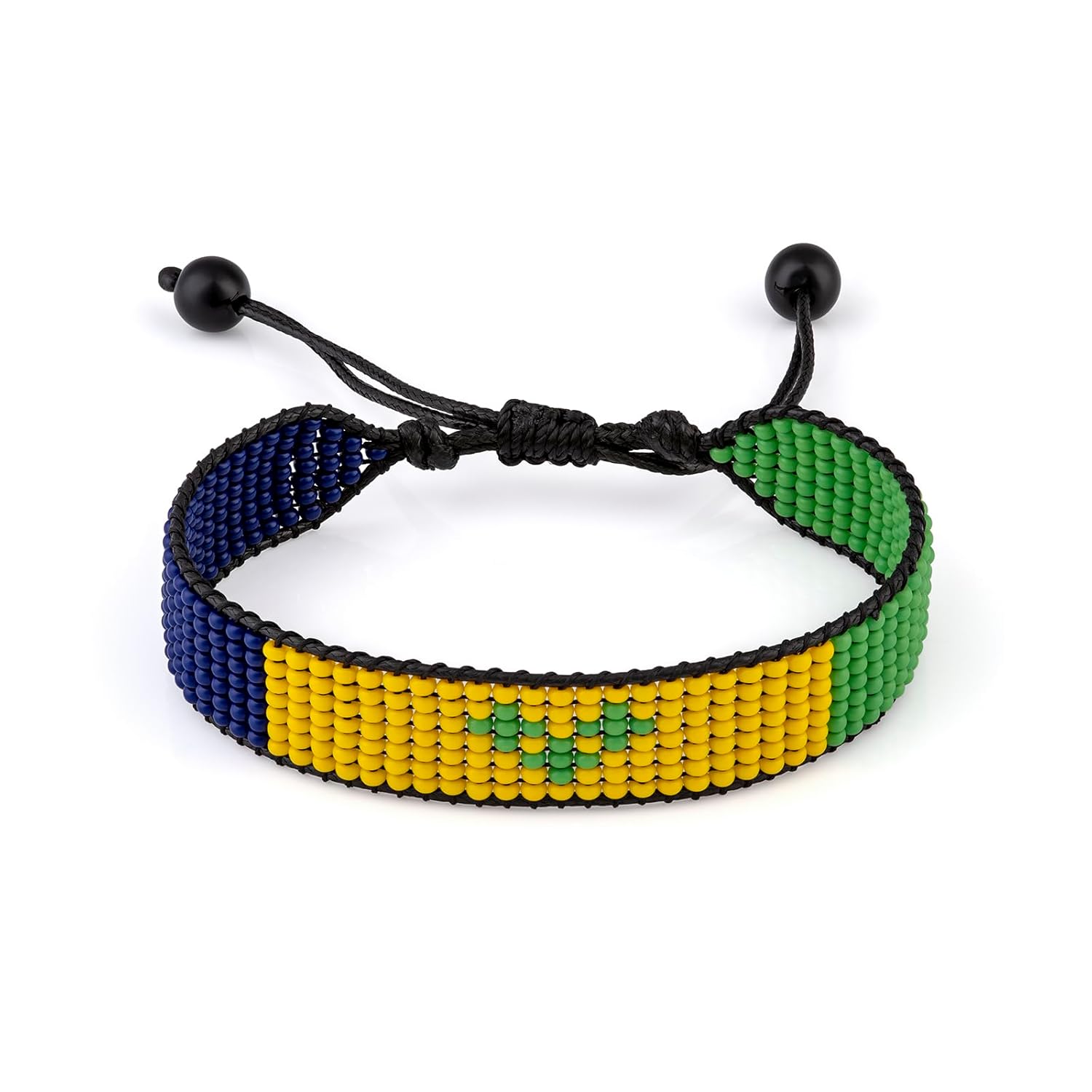 St. Vincent and the Grenadines Flag Bracelet: Adjustable, Unisex Boho Style Bracelet