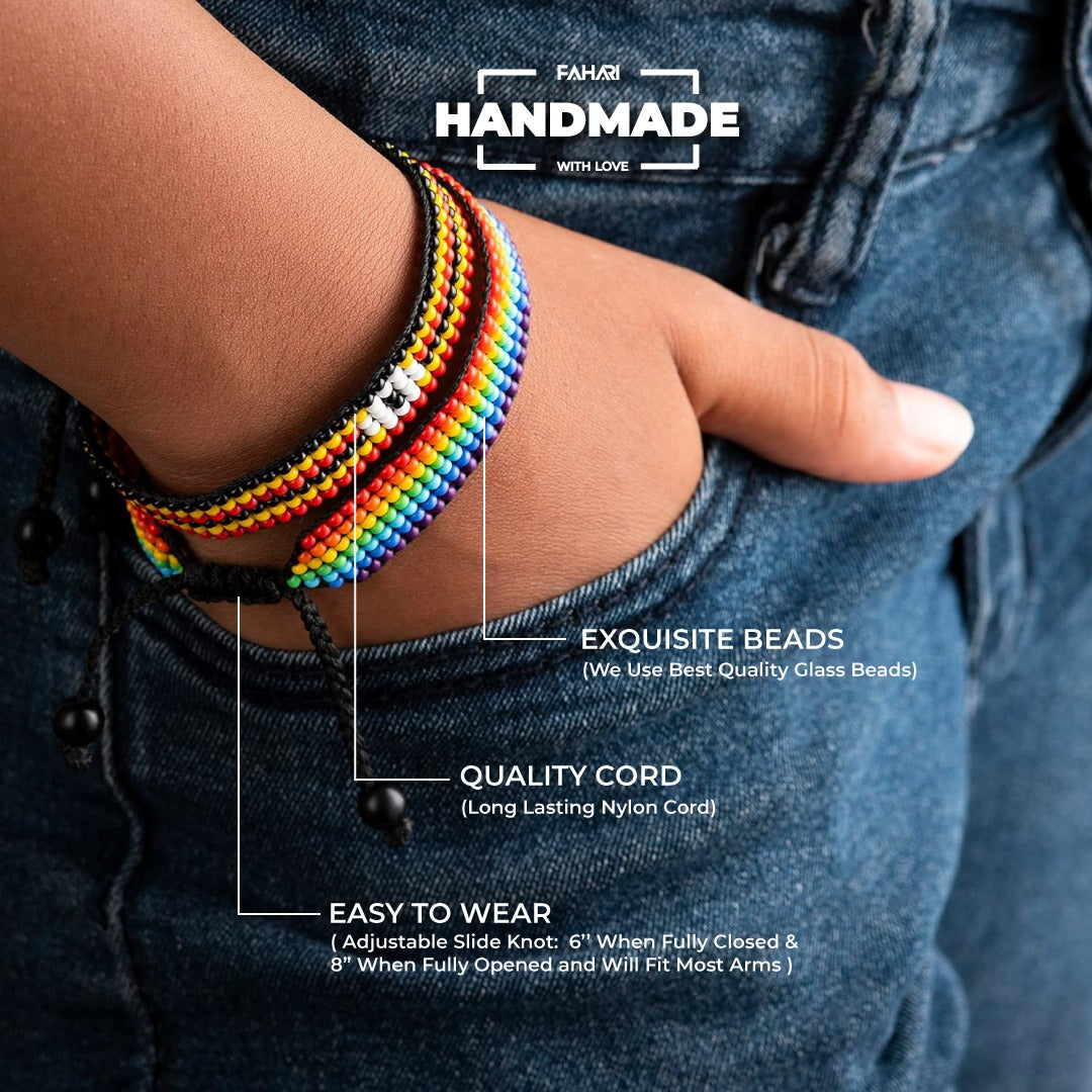 Sudan Handcrafted Adjustable Flag Bracelet